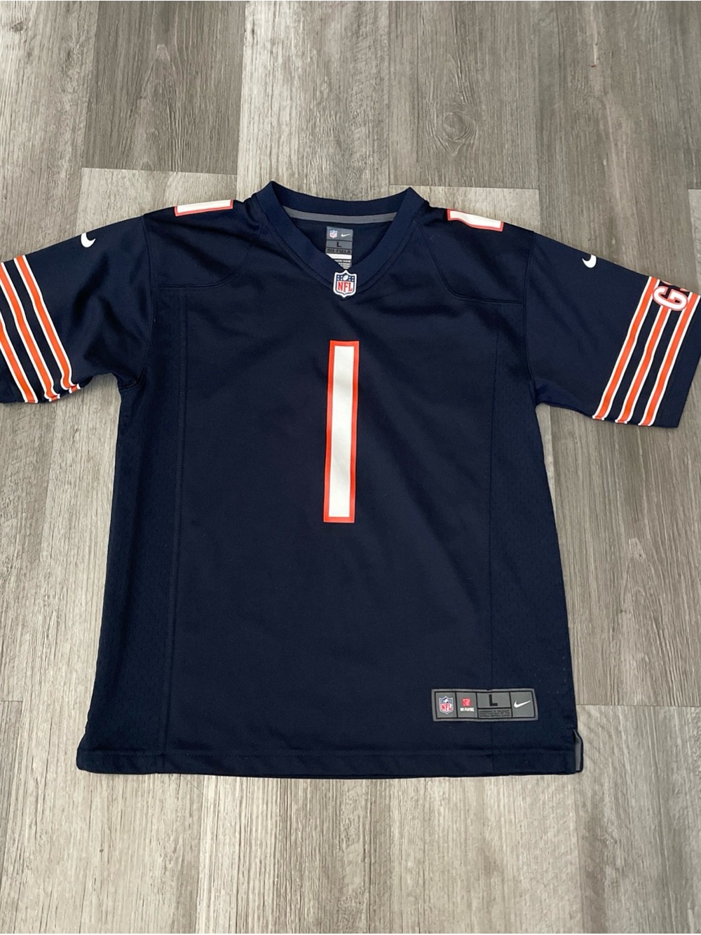 Nike Justin Fields Chicago Bears Jersey Youth Size Large 14-16 Football Boys